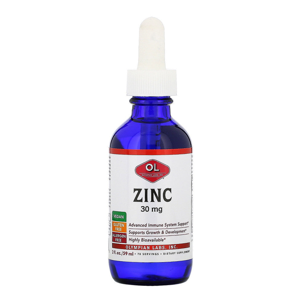 Olympian Labs Zinc Liquid 30Mg, 2 Oz